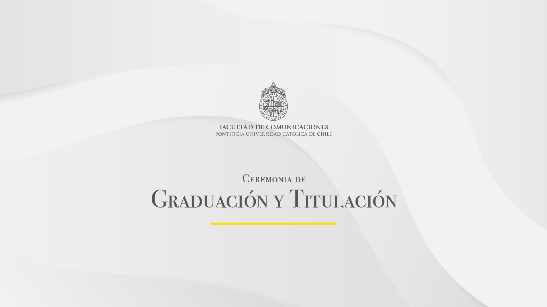 Te invitamos a ver la Titulación de pregrado y magísteres de la Facultad de Comunicaciones UC