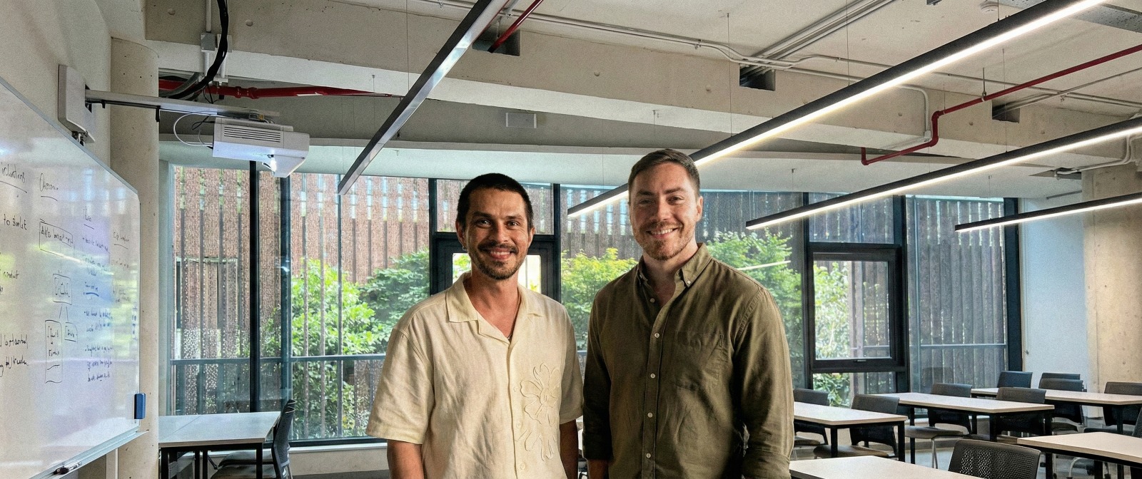 Franco Benavente y Héctor Campos